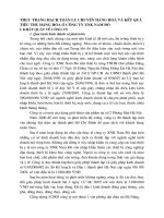 THỰC TRẠNG HẠCH TOÁN LƯU CHUYỂN HÀNG HOÁ VÀ KẾT QUẢ TIÊU THỤ HÀNG HÓA Ở CÔNG TY XNK NAM ĐÔ