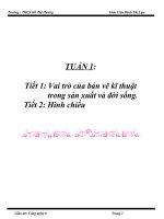 Toàn bộ giáo án công nghệ 8