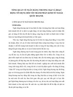 TỔNG QUAN VỀ NGÂN HÀNG THƯƠNG MẠI VÀ HOẠT ĐỘNG TÍN DỤNG ĐỐI VỚI THÀNH PHẦN KINH TẾ NGOÀI QUỐC DOANH