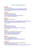 Giới thiệu các phần mềm lưu động hữu ích