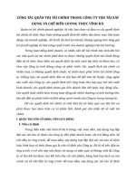 CÔNG TÁC QUẢN TRỊ TÀI CHÍNH TRONG CÔNG TY VẬN TẢI XÂY DỰNG VÀ CHẾ BIẾN LƯƠNG THỰC VĨNH HÀ