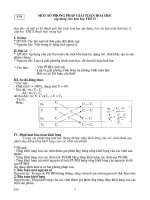 mot so phuong phap giai toan hoa hoc (THCS)