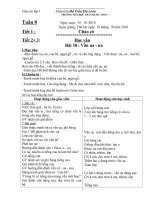 Tuần 8 lớp 1 CKTKN cả ngày