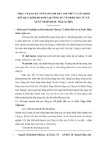 THỰC TRẠNG KẾ TOÁN DOANH THU CHI PHÍ VÀ XÁC ĐỊNH KẾT QUẢ KINH DOANH TẠI CÔNG TY CỔ PHẦN ĐẦU TƯ VÀ XUẤT NHẬP KHẨU VIGLACERA