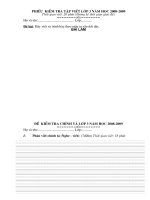 Đề thi HSG lớp 3-4-5