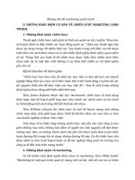 Những vấn đề marketing cạnh tranh