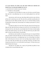 LÝ LUẬN CHUNG VỀ CÔNG TÁC KẾ TOÁN TÍNH GIÁ THÀNH SẢN PHẨM TẠI CÁC DOANH NGHIỆP SẢN XUẤT.