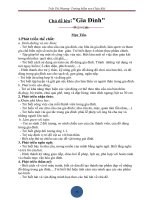 chủ điểm gia đình tuần 1