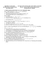 ĐỀ THI DH LIÊN THÔNG