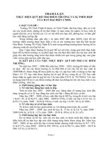 Bài tham luận quỹ hỗ trợ điểm trường - cực hot