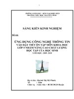 SKKN: ƯDCNTT dạy Khoa học 5