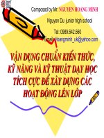 Vận dụng chuẩn KTKN
