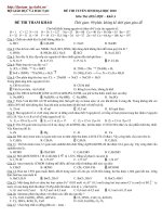 LTĐH Hóa 2010 số 2