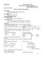 Giáo án L3 Tuần 16. Tổng hợp