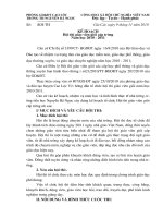 Kế hoạch hội giảng cấp trường