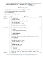 Giáo án Tiếng Anh 8 đầy đủ