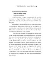 Một Số vấn đề cơ bản về tiền lương