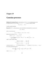 Gaussian processes