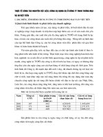 Thực tế công tác nguyên vật liệu, công cụ dụng cụ ở công ty tnhh thương mại và in việt tiến