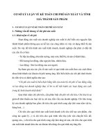 CƠ SỞ LÝ LUẬN VỀ KẾ TOÁN CHI PHÍ SẢN XUẤT VÀ TÍNH GIÁ THÀNH SẢN PHẨM