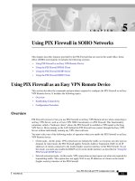 Using PIX Firewall in SOHO Networks