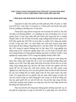 THỰC TRẠNG THANH TOÁN KHÔNG DÙNG TIỀN MẶT TẠI NGÂN HÀNG NÔNG NGHIỆP VÀ PHÁT TRIỂN NÔNG THÔN THÀNH PHỐ LẠNG SƠN