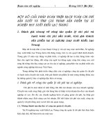 Một số Giải pháp hoàn thiện hạch toán chi phí sản xuất và tính giá thành sản phẩm tại xí nghiệp may xuất khẩu Lạc Trung