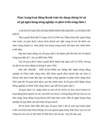 Thực trạng hoạt động thanh toán tín dụng chứng từ