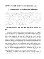 NHỮNG VẤN ĐỀ CHUNG VỀ CHO THUÊ TÀI SẢN