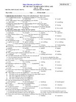 Tham khảo Anh_11 HK I_2