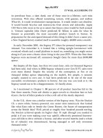 IT WAS, ACCORDING TO