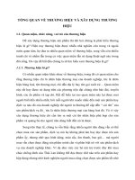 TỔNG QUAN VỀ THƯƠNG HIỆU VÀ XÂY DỰNG THƯƠNG HIỆU