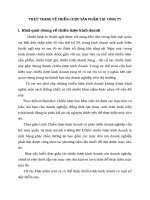 THỰC TRẠNG VỀ CHIẾN LƯỢC SẢN PHẨM TẠI  CÔNG TY