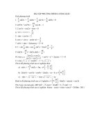 lượng giác lớp 11