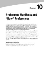 Preference Manifests and “Raw” Preferences