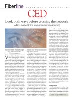 Look both ways before crossing the network