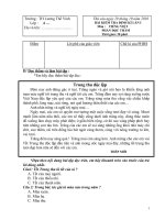 Đề Tiếng Việt 4 - GKI