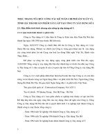 THỰC TRẠNG TỔ CHỨC CÔNG TÁC KẾ TOÁN CHI PHÍ SẢN XUẤT VÀ TÍNH GIÁ THÀNH SẢN PHẨM XÂY LẮP TẠI CÔNG TY XÂY DỰNG SỐ 1