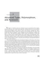 Advanced Types, Polymorphism, and Accessors