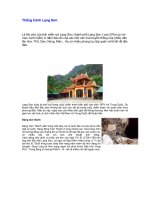 Thắng Cảnh Lạng Sơn