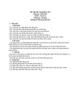 Đề thi HKI lớp 8