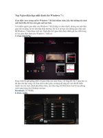 Top 9 giao diện đẹp nhất dành cho Windows 7