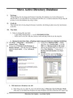 Hướng dẫn-nâng cao Win2003-phần 2- MOVE ACTIVE DIRECTORY DATABASE