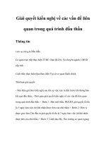 Giải quyết kiến nghị về các vấn đề liên quan trong quá trình đấu thầu