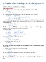 TÀI LIỆU KẾ TOÁN TSCĐ VÀ BĐS ĐẦU TƯ