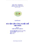 Thiết kế công nghệ đúc