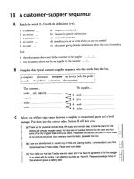 A customer - sypplier sequence