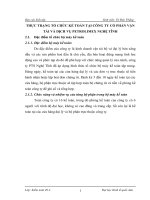 THỰC TRẠNG TỔ CHỨC KẾ TOÁN TẠI CÔNG TY CỔ PHẦN VẬN TẢI VÀ DỊCH VỤ PETROLIMEX NGHỆ TĨNH