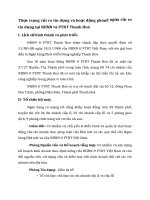 Thực trạng rủi ro tín dụng và hoạt động phòng ngừa rủi ro tín dụng tại NHNN và PTNT Thanh Hoá