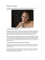 Đừng tắm vào tối muộn